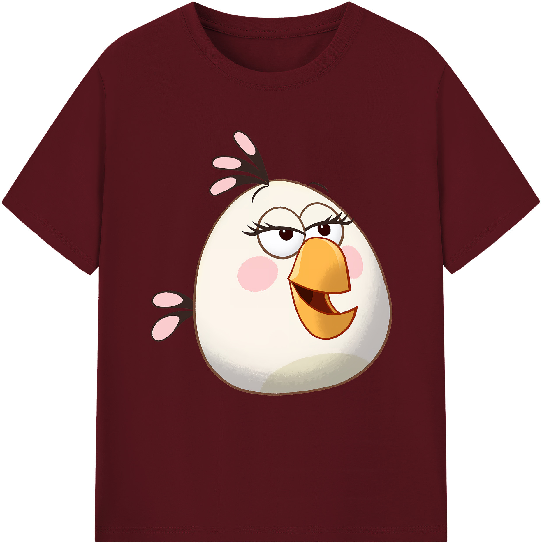 （画像用） Angry Birds アングリーバード 綿100％半袖Tシャツ（フロントプリント）